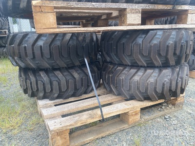 Quantity of (4) Bobcat 10x16.5 Pneus (Unused)