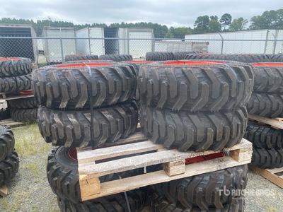 Quantity of (4) Bobcat 10x16.5 Pneus (Unused)