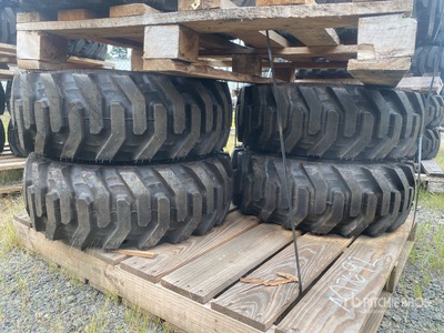 Quantity of (4) Bobcat 10x16.5 Pneus (Unused)