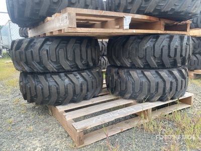 Quantity of (4) Bobcat 10x16.5 Pneus (Unused)