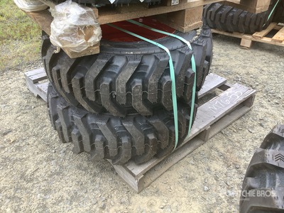 Quantity of (4) Bobcat 10x16.5 Pneus (Unused)
