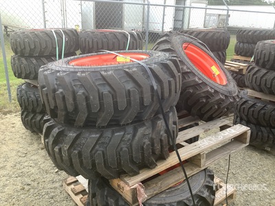 Quantity of (4) Bobcat 10x16.5 Pneus (Unused)