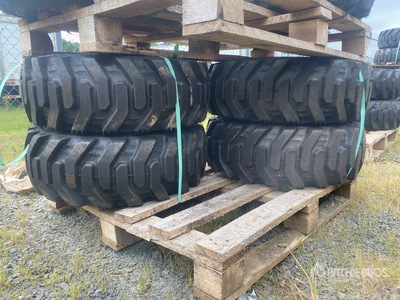Quantity of (4) Bobcat 10x16.5 Pneus (Unused)