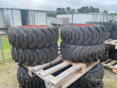 Quantity of (4) Bobcat 10x16.5 Pneus (Unused)