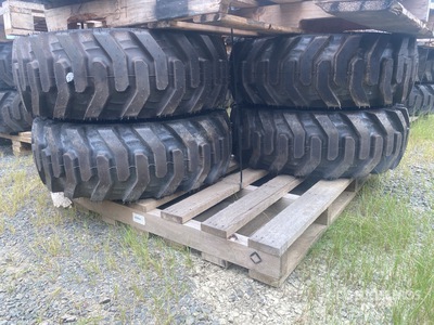 Quantity of (4) Bobcat 10x16.5 Pneus (Unused)