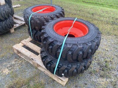 Quantity of (4) Bobcat 10x16.5 Pneus (Unused)