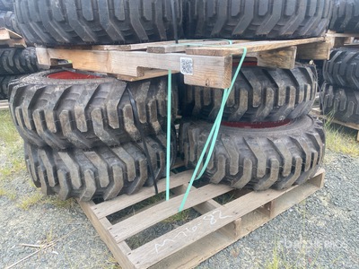 Quantity of (4) Bobcat 10x16.5 Pneus (Unused)