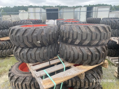 Quantity of (4) Bobcat 10x16.5 Pneus (Unused)