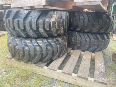 Quantity of (4) Bobcat 10x16.5 Pneus (Unused)