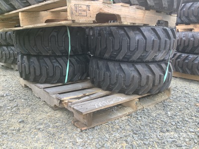 Quantity of (4) Bobcat 10x16.5 Pneus (Unused)