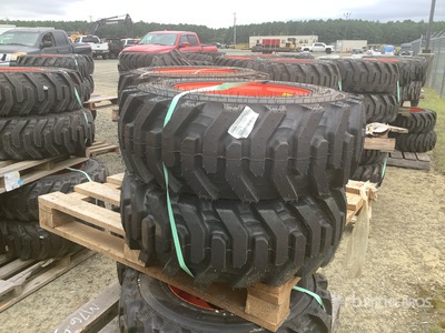 Quantity of (4) Bobcat 10x16.5 Pneus (Unused)