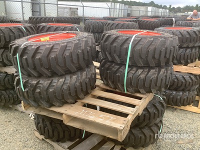 Quantity of (4) Bobcat 10x16.5 Pneus (Unused)
