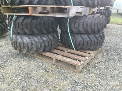Quantity of (4) Bobcat 10x16.5 Pneus (Unused)