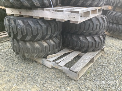 Quantity of (4) Bobcat 10x16.5 Pneus (Unused)