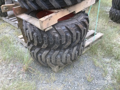 Quantity of (4) Bobcat 10x16.5 Pneus (Unused)