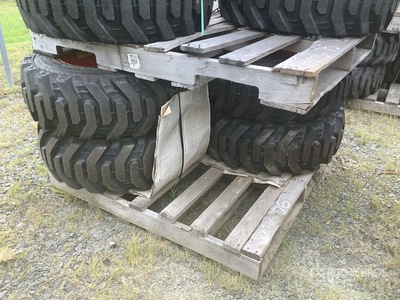 Quantity of (4) Bobcat 10x16.5 Pneus (Unused)