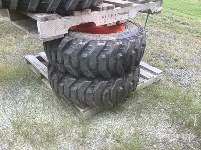 Quantity of (4) Bobcat 10x16.5 Pneus (Unused)
