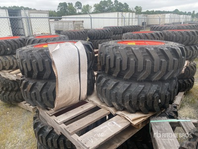 Quantity of (4) Bobcat 10x16.5 Pneus (Unused)
