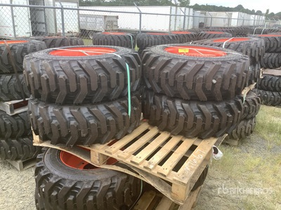 Quantity of (4) Bobcat 10x16.5 Pneus (Unused)