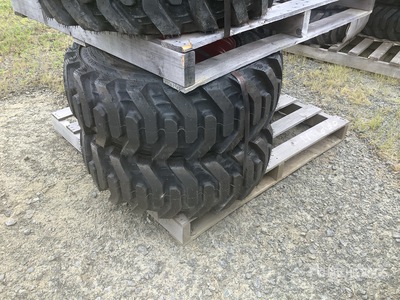 Quantity of (4) Bobcat 10x16.5 Pneus (Unused)