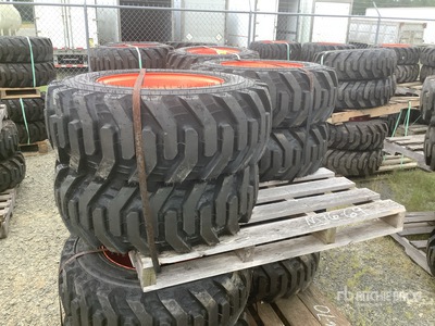 Quantity of (4) Bobcat 10x16.5 Pneus (Unused)