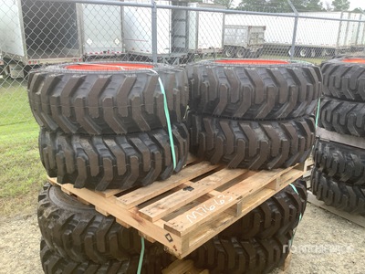 Quantity of (4) Bobcat 10x16.5 Pneus (Unused)