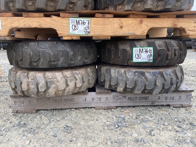 Quantity of (8) Bobcat 5.70-12 w/Wheels (Unused) - Fits Bobcat S570