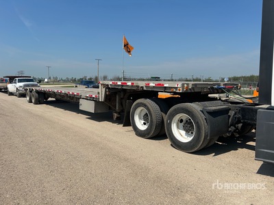 2007 Lode King 48 ft T/A ステップデッキトレーラー