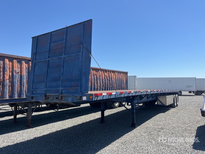 1991 Fontaine FTW-4-8045F 48 ft T/A Remolque caja abierta