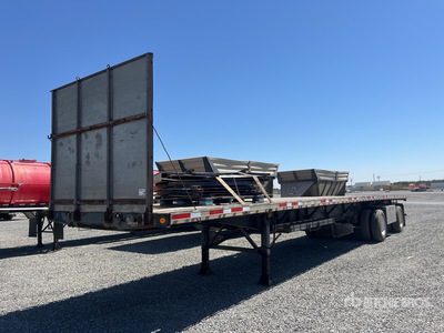 1998 Wabash 48 ft T/A Spread Axle Remolque caja abierta