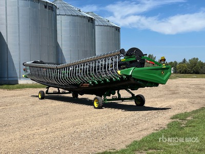 2024 John Deere HD45F 45 ft Hinged Draper Cabezal de cosechadora trilladora