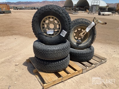 (5) BF Goodrich 37x12.50R17 Tires w/Wheels