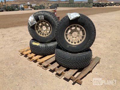 (4) BF Goodrich 37X12.50R17LT Tires w/Wheels