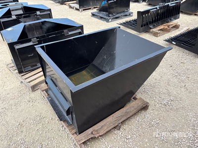 2025 Kit  Containers 54 in Skid Steer Dump Hopper