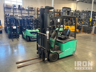 2017 Mitsubishi FB18PNT 3000 lb Electric Forklift