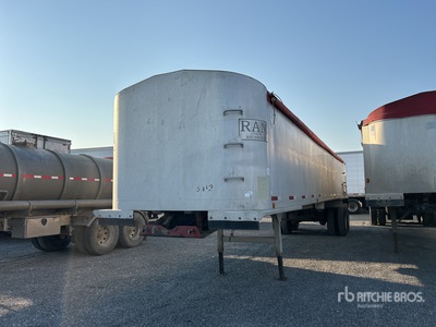 2003 Ram T96 37 ft T/A Aluminum Frameless End Dump Trailer
