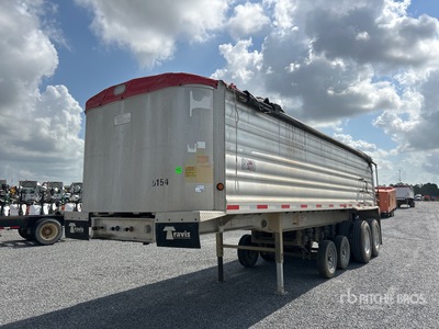 2016 Travis S96 28 ft Quad/A Aluminum Remorque à benne basculante arrière