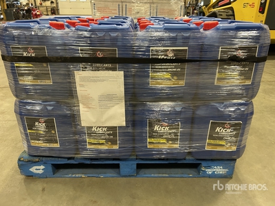 Quantity of (32) Kick 20L Semi Synthetic 15W40 CJ-4 Lubricant (Unused)