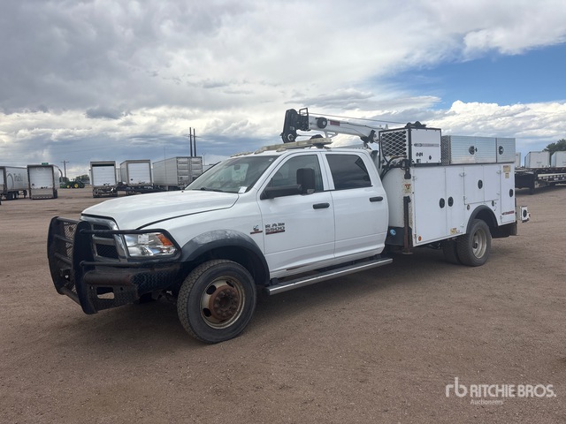 2014 Ram 5500 4x4 Crew Cab Service Truck