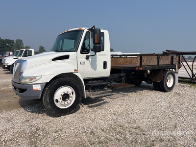 2007 International 4300 Premium 4x2 Flatbed Dump Truck