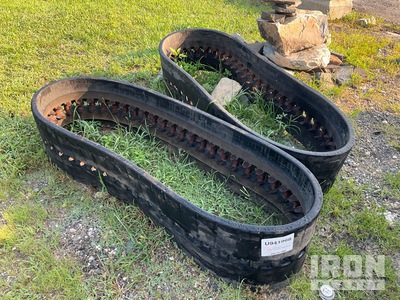 Quantity of (2) Rubber Tracks - Fits Compact Track Loader