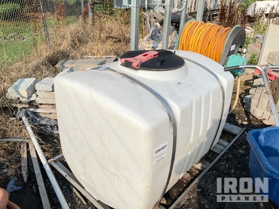 E1526-17-18LT 200 gal Skid-Mounted Pneumatic Water Tank