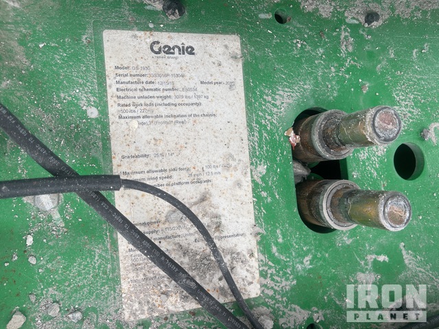 ELEVADOR TIJERA 2016 GENIE GS1930