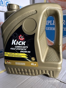 Quantity of (144) Kick 4 L Fully Synthetic 15W40 Lubricant (Unused)