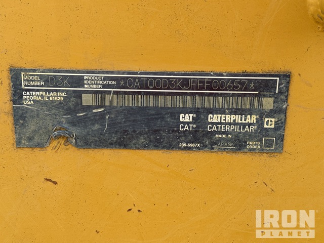 TOPADOR FRONTAL 2011 CATERPILLAR D3