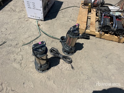 Quantity of (2) Mustang MP9200T 3 in Trash Pumps (Unused)