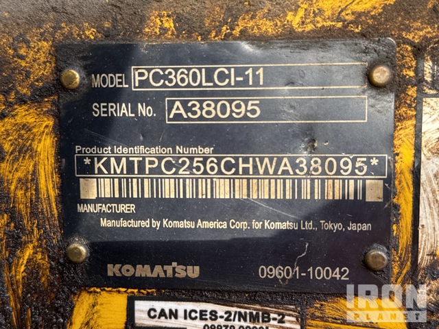 EXCAVADORA 2018 KOMATSU PC360LCI11