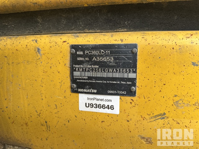 EXCAVADORA 2016 KOMATSU PC360LC11