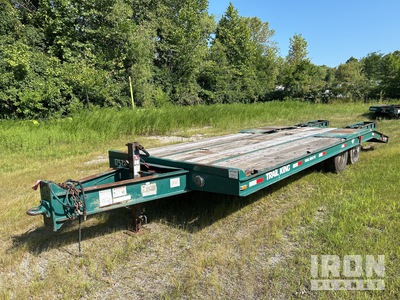 1987 Trail King TK20-2400 25 ft T/A Remorque pour équipement