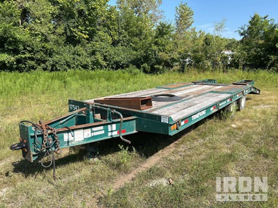 1992 Trail King TK24-2500 25 ft T/A Equipment Trailer